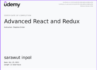 Advanced React and Redux
