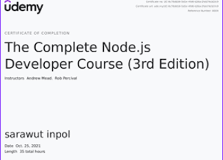 The Complete Node.js Developer Course(3rd Edition) 